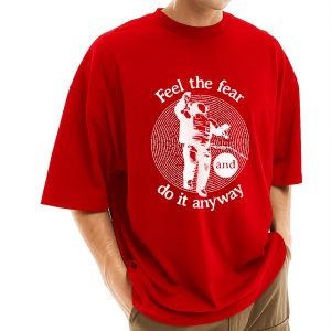 men's stylish drop shoulder (red)