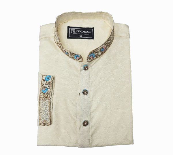 indian cotton gorgeous karchupi panjabi