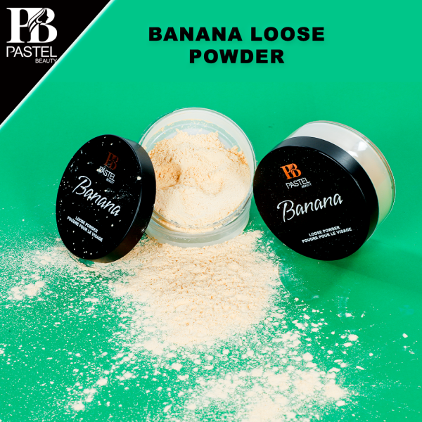 pastel beauty banana loose powder