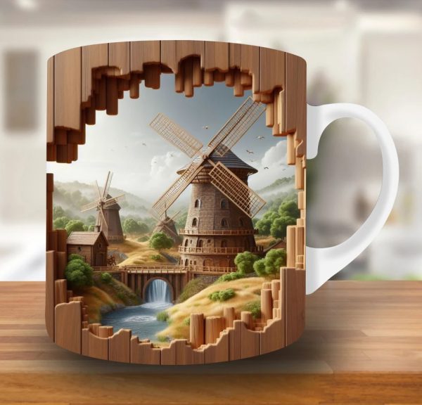 attractive 3d design mug