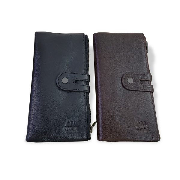 ali leather wallet money purse card holder for men