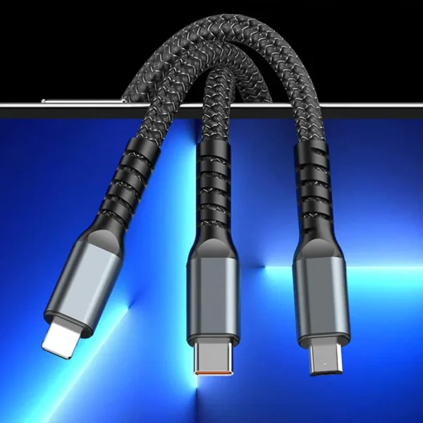 moxx mdc 3c 3 in 1 120 watt 100 mm fast charging cable