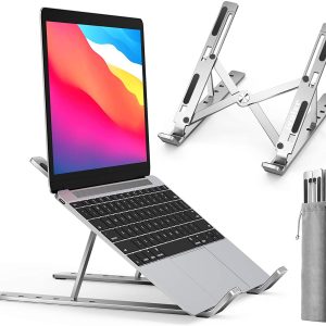 aluminum alloy adjustable portable folding notebook stand foldable laptop stand