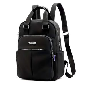 new leisure nylon ladies china bagpack (black)