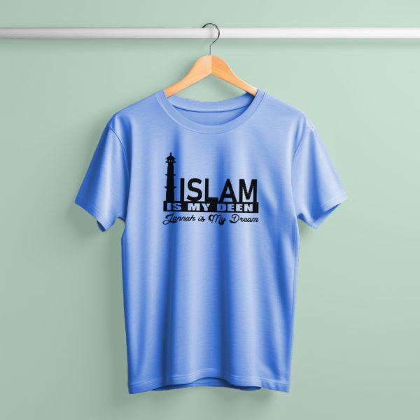 jersey fabrics islam is my deen t shirt