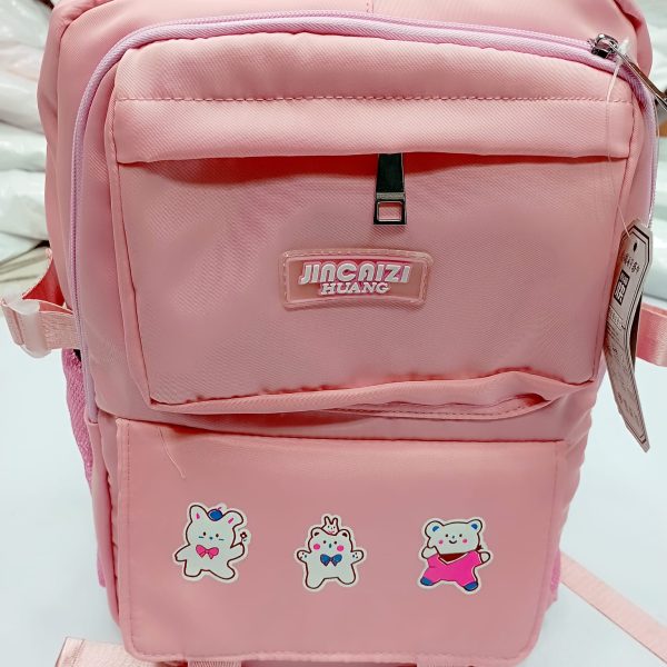 kids backpack children school bags waterproof primary schoolbag book bag (pink)