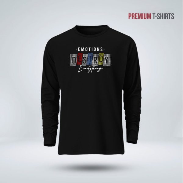men's full sleeve (emotion) t shirt