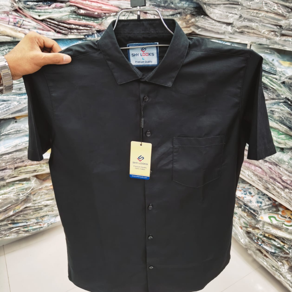 premium cotton feel half sleeve shirt for mens