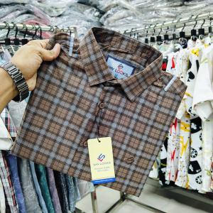 pure cotton full sleeve check shirt for men's