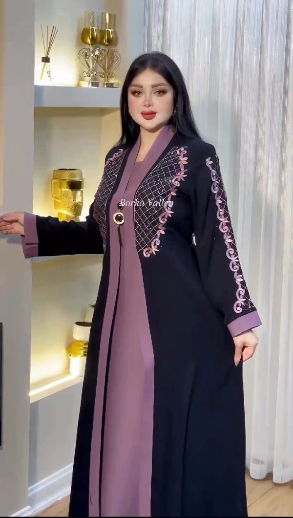 আবায়া এডযাস্ট কটি বোরকা ড্রেস