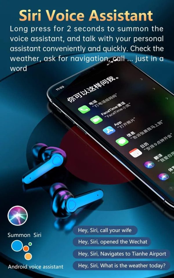 m19 pro earphone bluetooth wireless headphones with microphone low latency.