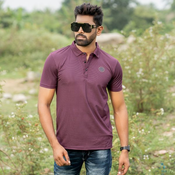 half sleeve polo shirt