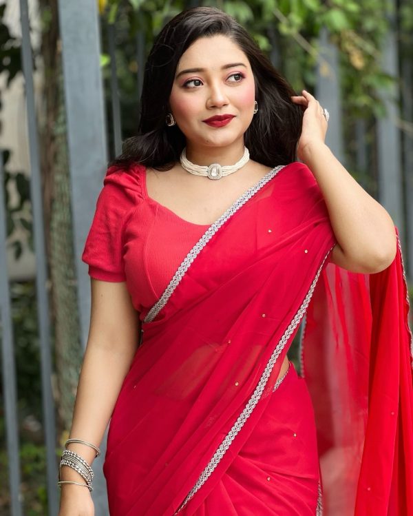 main materials georgate stone saree