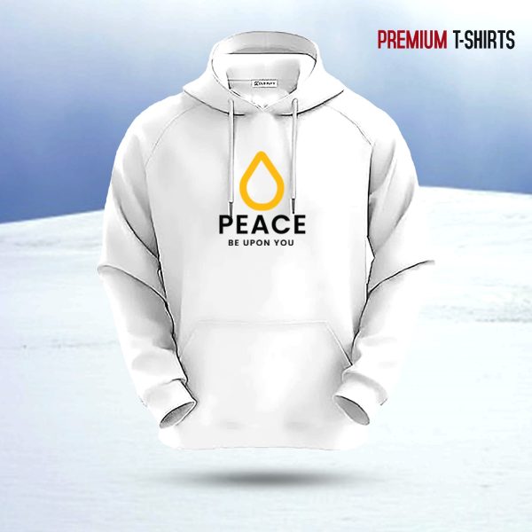 "peace" islamic hoodie (white)