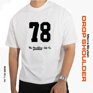 men's stylish drop shoulder t shirt