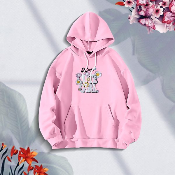 premium comfortable (cute girl pink) ladies winter hoodie