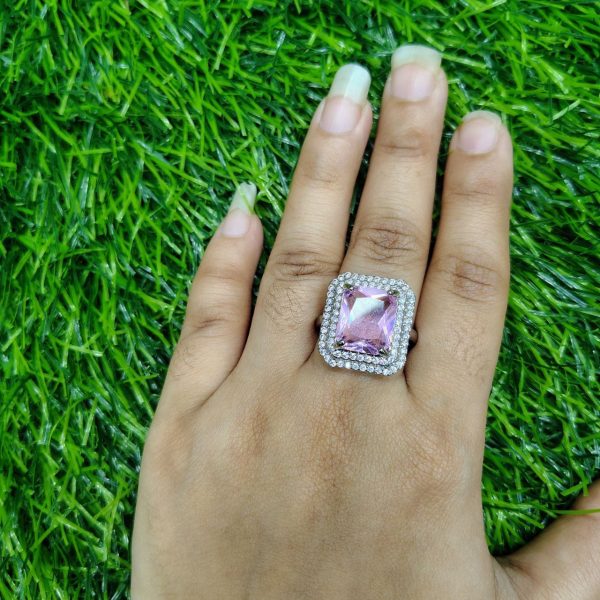 blush pink elegance ring