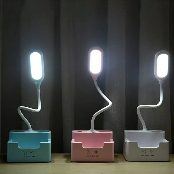 4 in 1 multi function led desk lamp with fan