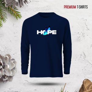 men's full sleeve (hope) t shirt