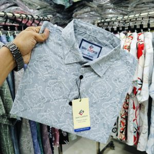 pure cotton full sleeve print shirt for men's