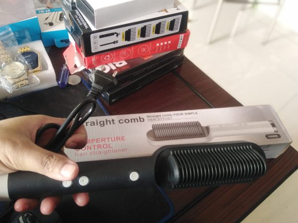 hair straightener styling comb