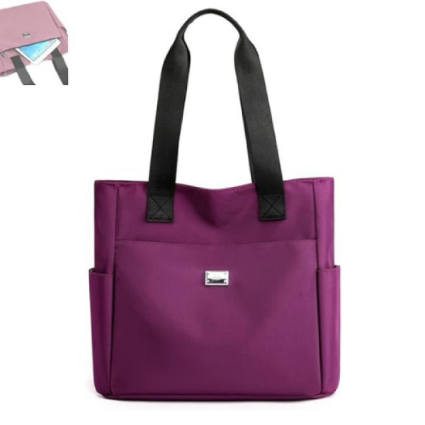 fashion shopping bag (purple)