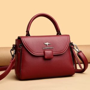 luxury designer fashion high quality leather kangaroo handbag