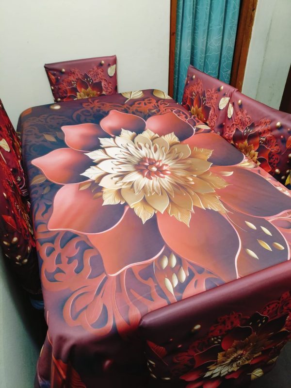 china premium 3d print table cloth set