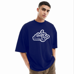 men's stylish drop shoulder (blue)