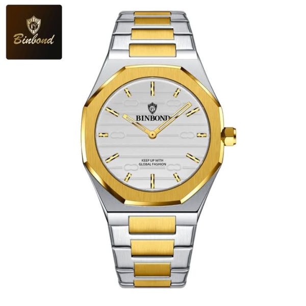 binbond 818 stainless steel quartz fashionable premium watch