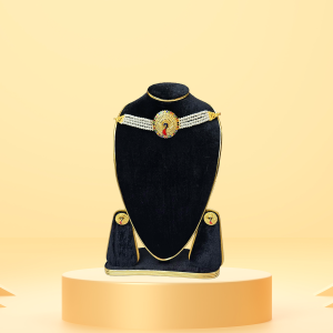 necklace set with earrings for women