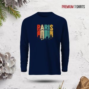 men's full sleeve (paris) t shirt