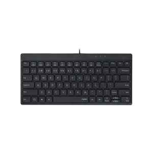 rapoo nk8000 usb wired compact keyboard – black
