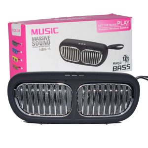 portable wireless nbs 11 bluetooth speaker high bass and clear sound pendrive support/micro sd card slot with built in microphone