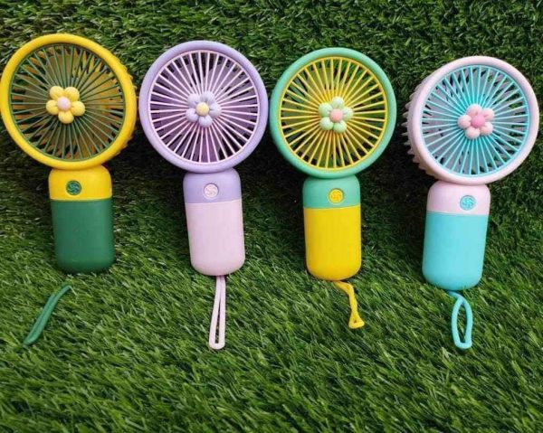 handheld portable desktop table usb rechargeable sports pocket mini fan with lanyard