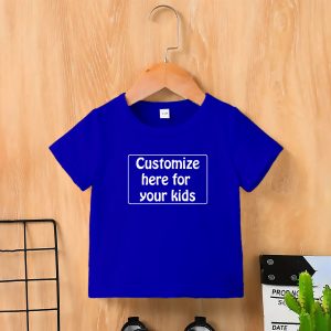 customize for your kids (cotton) t shirt
