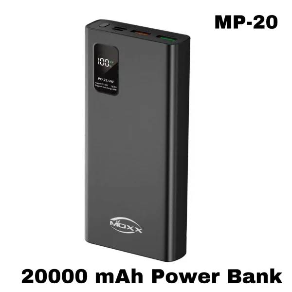 moxx mp pb20 power bank 20000mah black