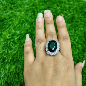 royal onyx crown ring