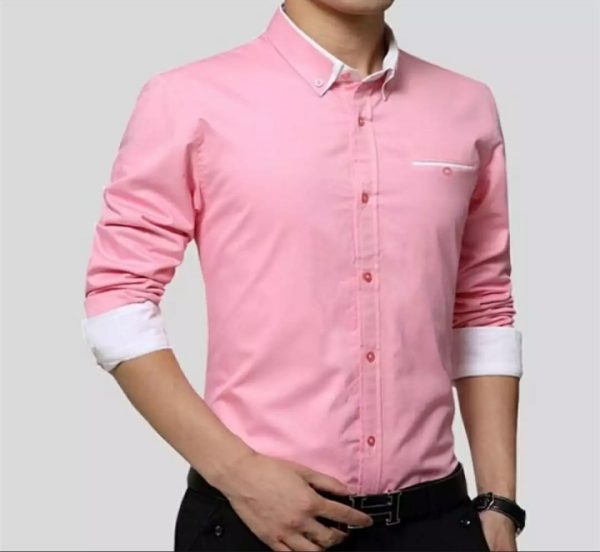 fashionable casual shirt for men(golapi)