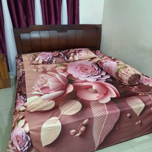 china premium 3d design bed sheet