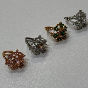 royal bloom designer stone ring – premium collection