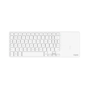 rapoo e900t portable wireless keyboard with touchpad – white
