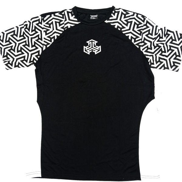 stylish mash fabric half sleeve t shirt