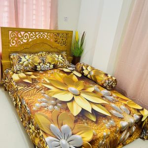 china premium 3d design bed sheet