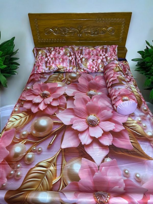 china premium 3d design bed sheet