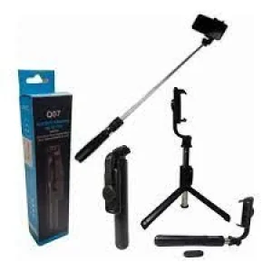 q07 bluetooth integrated selfie stick and bluetooth remote control