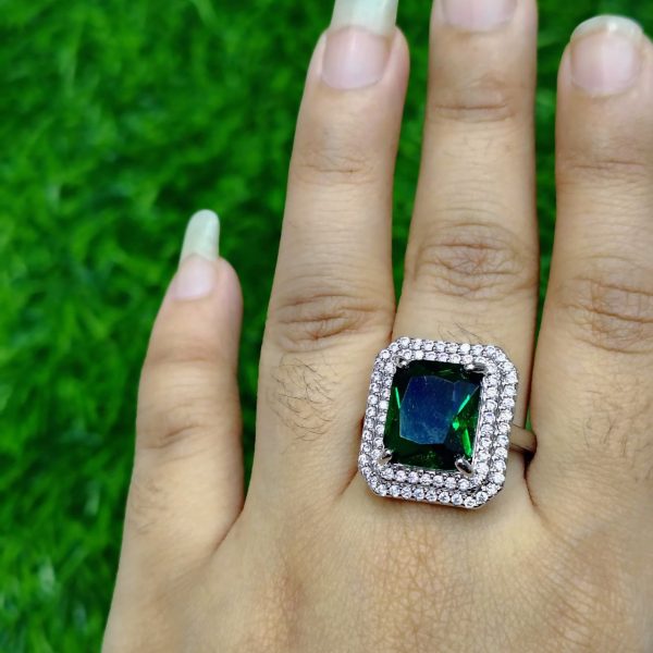 majestic gemstone elegance ring