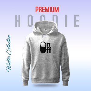 premium comfortable (on off) winter hoodie