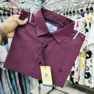 pure cotton full sleeve check shirt for men's