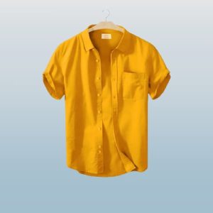 men's stylish half sleev casual solid shirt ( khatali )